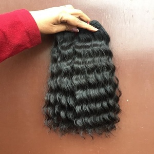 100% indien brut Remy trame Extensions de cheveux cuticule aligné Double dessiné unique donneur vierge bouclée vague naturelle en gros - Product Image 3