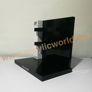 OEM ที่กำหนดเองนำโฆษณาค้าปลีกคริลิคแต่งหน้าน้ำหอมชั้นวางจอแสดงผลที่มีคุณภาพสูงเคาน์เตอร์ด้านบนยืนแสดงเครื่องสำอาง - Product Image 3