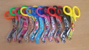 Delta Med, vendaje de enfermería Manual de acero inoxidable, tijeras EMT, mango naranja, juego de instrumentos quirúrgicos de emergencia - Product Image 2