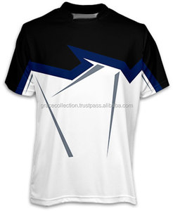 Camiseta de fútbol con contraste rosa y negro para niño Camiseta con diseño de sublimación - Product Image 6