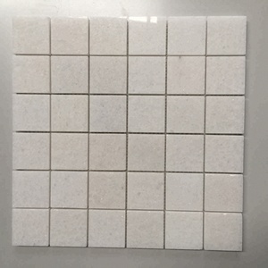 กระเบื้องโมเสคหินอ่อนสีขาวขัดเงาสไตล์จีนสมัยใหม่ AMALFI สำหรับตกแต่งผนังภายในโรงแรมและวิลล่า กระจกธรรมชาติ - Product Image 2