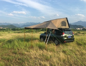 Auvent latéral rétractable imperméable pour voiture SUV 4x4, accessoire de <span class=keywords><strong>camping</strong></span> pour tente de toit JWL-002 - Product Image 3