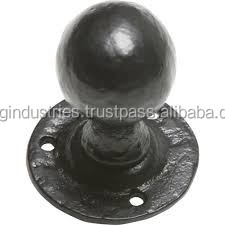 Perilla de puerta decorativa negra ovalada de OMG Industries, manija de puerta de armario, manija y perillas de muebles antiguos - Product Image 6