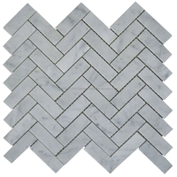 Nouvelle Collection 2026 : Mosaïque de marbre de haute qualité sur support en maille pour crédence, Code Modèle Cem, Mosaïques de marbre fabriquées en Turquie (sortie d'usine)