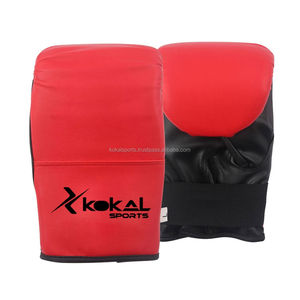 Gants de sac de boxe Pro Training Type Mitaines de frappe en cuir PU durable - Product Image 1
