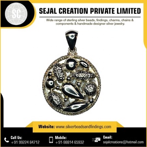 Pendentif lion en argent sterling 925 au prix de gros en gros - Product Image 3