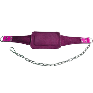 Vente chaude Unisexe Logo Personnalisé Dip Ceinture De Levage Heavy Duty Fitness Qualité Vachette Chaîne Pull Qualité Export Ceinture En Cuir - Product Image 5