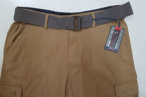 Pantalones cortos Cargo de LICRA de algodón y poliéster para hombre de marca original, stock excedente de exportación de Bangladesh para adultos de temporada de primavera - Product Image 4