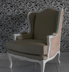 Fabricante de Muebles, Sillón de Madera con Alas, Diseño Clásico Moderno - Product Image 4