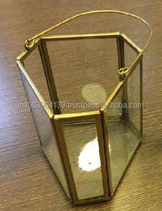 TERRARIUM 3d de conception géométrique, verre et jardin décoratif, en acier sans tache, pour mariage - Product Image 3