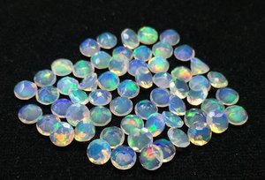 Opale éthiopienne naturelle de 2,25 mm, pierre précieuse facettée, certifiée IGI, pierre en vrac, multi-feu, traitée thermiquement, qualité AAA+, vente en gros compétitive - Product Image 2