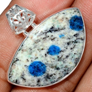 Unique Fancy Shape K2 Jasper Gemstone Statement Pendant For Women 925 Sterling <b>Silver</b> Wholesale Supplier ODM OEM Jewelry - Product Image 1