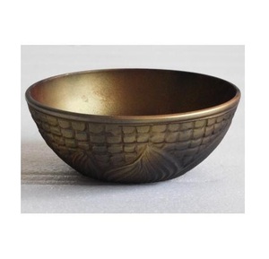 Cuenco de cobre antiguo en relieve o martillado para fruta, cuencos de Metal para Hotel, restaurante y hogar, venta al por mayor, barato, nuevo diseño - Product Image 2