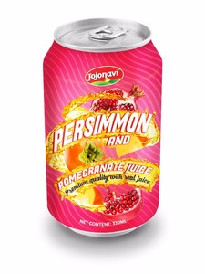 Jus de kaki Fournisseur de jus de fruits en conserve Jus de kaki original 330ml Prix de gros OEM ODM Fabricant de boissons - Product Image 3