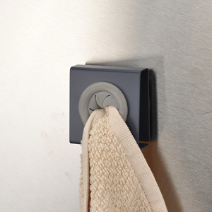 Colgador de toalla de pared con diseño de imán de forma cuadrada elegante - Product Image 4