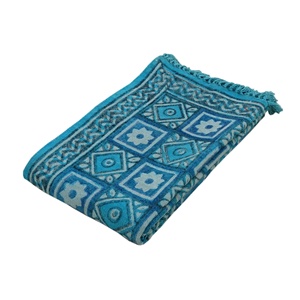 พรมพิมพ์ลายบล็อก5x8ฟุตขนาดใหญ่ลายไม้สำหรับย้อมผักโบราณพรมทอมือ - Product Image 6