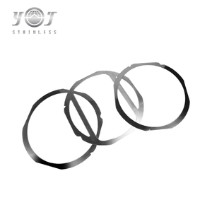 Anneaux avec cadre en Film métallique, en acier inoxydable, 1 pièce, OEM - Product Image 1