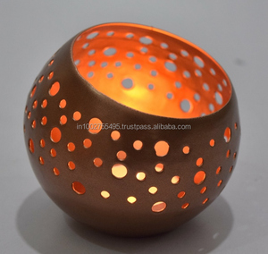 Stylish Iron Metal Handmade Tabletop <b>Tea</b> <b>Light</b> <b>Holder</b> for Home Wedding Festive Decorations and Easter Gifting Supplies - Product Image 2