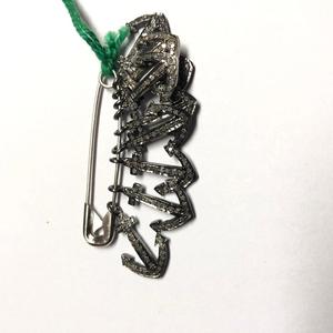 <b>Anchor</b> Natural Diamond Charm in 925 Sterling Silver at Wholesale Factory Price From Manufacturer Suppliers Buy Now Direct Online - Product Image 1