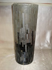 Vase en verre de couleur pour fleurs pour décor de sol à la maison - Product Image 6