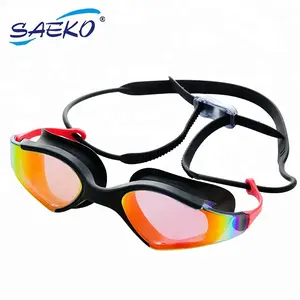 SAEKO-Gafas de natación para triatlón, espejo, visión amplia, ajuste cómodo