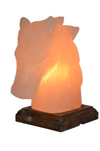 Mini lámpara de sal del Himalaya, USB, cabeza de caballo, pakistaní - Product Image 2