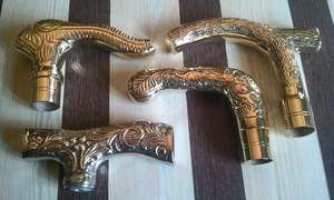 86 poignées en laiton by et crochet, pour bâtons de marche et parapluie, nouveau design - Product Image 5