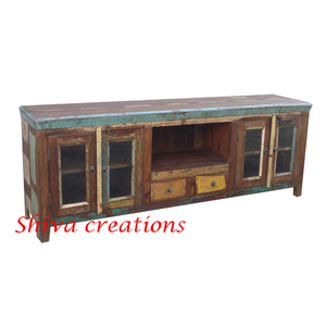 Gabinete de sala de estar de madera maciza de alta calidad moderno, madera India recuperada, precio de fábrica directo para muebles de oficina en casa - Product Image 2