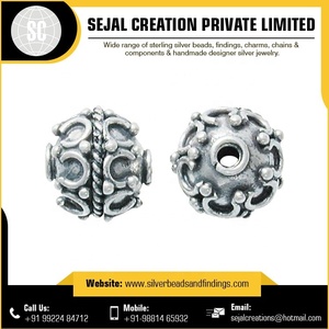 ลูกปัดโลหะสเตอร์ลิงเงินสำหรับเครื่องประดับลูกปัดหลวมลดราคา - Product Image 4