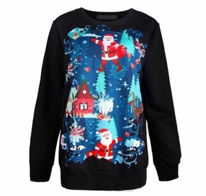 Jersey negro de Papá Noel personalizado al por mayor superventas de calidad superior Shemax 2024 - Product Image 1