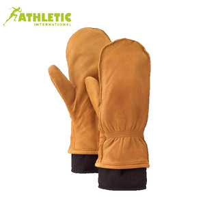 Guantes de piel de zorro para hombre y mujer, diseño 2022, a la moda, cálidos, resistentes al agua, para esquí y nieve - Product Image 3