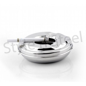 Cendrier Priya Cendrier en acier inoxydable Cendrier à cigares Cendrier rond de table en acier inoxydable au prix de gros - Product Image 2