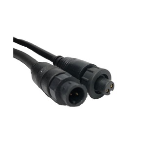 Bi-Win-Conector Recto Tipo Moldeado Mini, Diseño Circular Negro para LED, Longitud Personalizada, Muestra Gratuita Macho/Hembra, 1 Unidad, 2 Unidades, 2 Unidades - Product Image 1