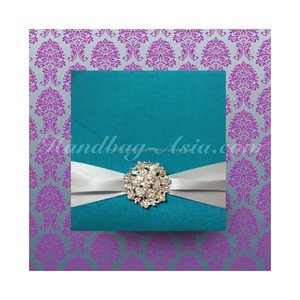 แผ่นผ้าไหมสำหรับจัดงานแต่งงานตกแต่งด้วยพลอยเทียมเข็มกลัดตกแต่งเสื่อและแผ่นรองอันหรูหรา - Product Image 1