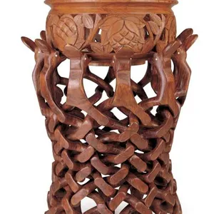 Camel Shape Leg Stand with Bowl, Handmade Decorative Wooden Leg Camel Stand <b>Basket</b> Holder, Handcrafted <b>Wood</b> Camel Head Leg Stand - Product Image 1