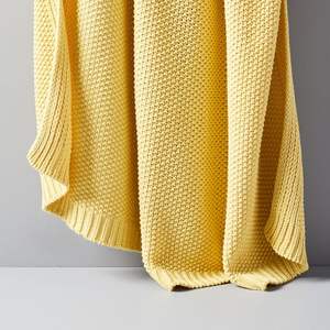 New Design Super Soft Knitted Blanket Throws 100 % Cotton Knit Throw Soft Blanket for Multi Purpose Use - Product Image 4