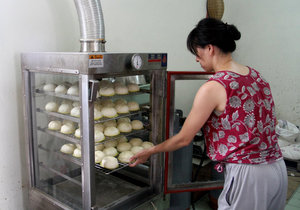 8 Trays Commercial Stainless Steel Food <strong>Steamer</strong> Gas Food <strong>Steamer</strong> Warmer Proofer - Product Image 6
