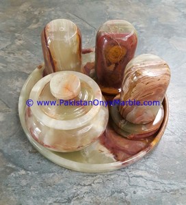 Saleros y Pimenteros Vintage de Ónix con Logotipo Personalizado, Coleccionables de Cocina con Caja, Molinillos de Alimentos y Pimentero - Product Image 3