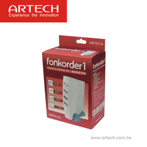 ARTECH F1/Fonkord1-línea de teléfono grabadora USB-compartir PC HDD el registro digital teléfono móvil - Product Image 6