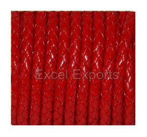 Correas de cuero trenzado tejidas a mano genuinas para bolsos y zapatos para cordones de joyería decorativa Productos de cuero Premium - Product Image 3