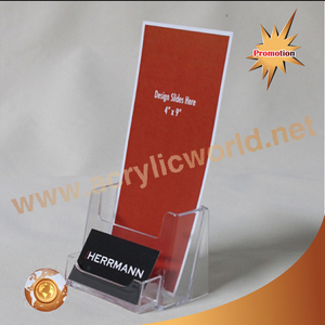 Présentoir de brochures en acrylique personnalisé/présentoir de brochures en acrylique/support d'affichage de magazines support de brochures en acrylique - Product Image 1