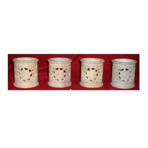 เชิงเทียน/แกะสลักหินสบู่ที่วางเทียน - Product Image 1