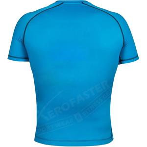 เสื้อยืดออกกำลังกายแขนสั้นสำหรับผู้ชายเสื้อยืดพิมพ์ลายบาติก180กรัมป้องกันการพันพิลลิ่งสกรีนลายว่างเปล่าโลโก้ออกแบบได้ตามต้องการ - Product Image 3