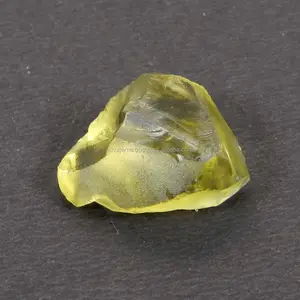 Green Gold Lemon Quartz 20x15mm Rough 15.05 Ct Loose Gemstone Making For Jewelry