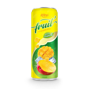 Jugo de Mango 100% Puro y Natural, Bebida de Jugo de Fruta Natural, Marca Privada, Lata de 330 ml, OEM, ODM, Etiqueta Privada, NFC - Product Image 5
