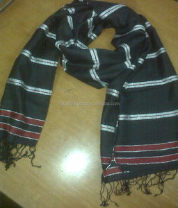 Adult's Winter <b>Set</b> Including Long Rayon Viscose <b>Scarf</b> Plain Style <b>Hat</b> <b>Gloves</b> for Style <b>and</b> Warmth - Product Image 1