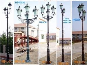 Hengsheng antiguo de la luz solar de la calle con el poste - Product Image 3