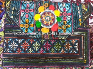 Indian Modern Bohemian Summer Embroidery Designer Handmade <b>Beaded</b> Messenger Bags Light Weight <b>Large</b> Capacity Women Evening Bags - Product Image 2