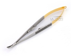 ที่ใส่เข็มสำหรับทันตกรรมจัดฟันแบบโค้ง7 "18ซม. ทำจากสเตนเลสสตีล - Product Image 1