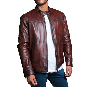 Chaqueta de Hombre de Lona de Poliéster Acolchada Estilo Motero, Personalizada, Cálida para Invierno, Sin Capucha |   Resistente al viento y de secado rápido - Product Image 5